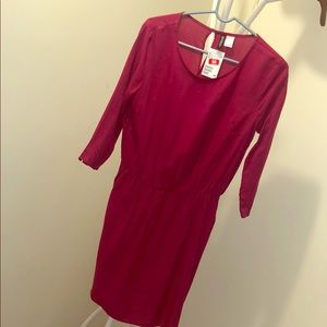 HM Fuchsia Office Dress